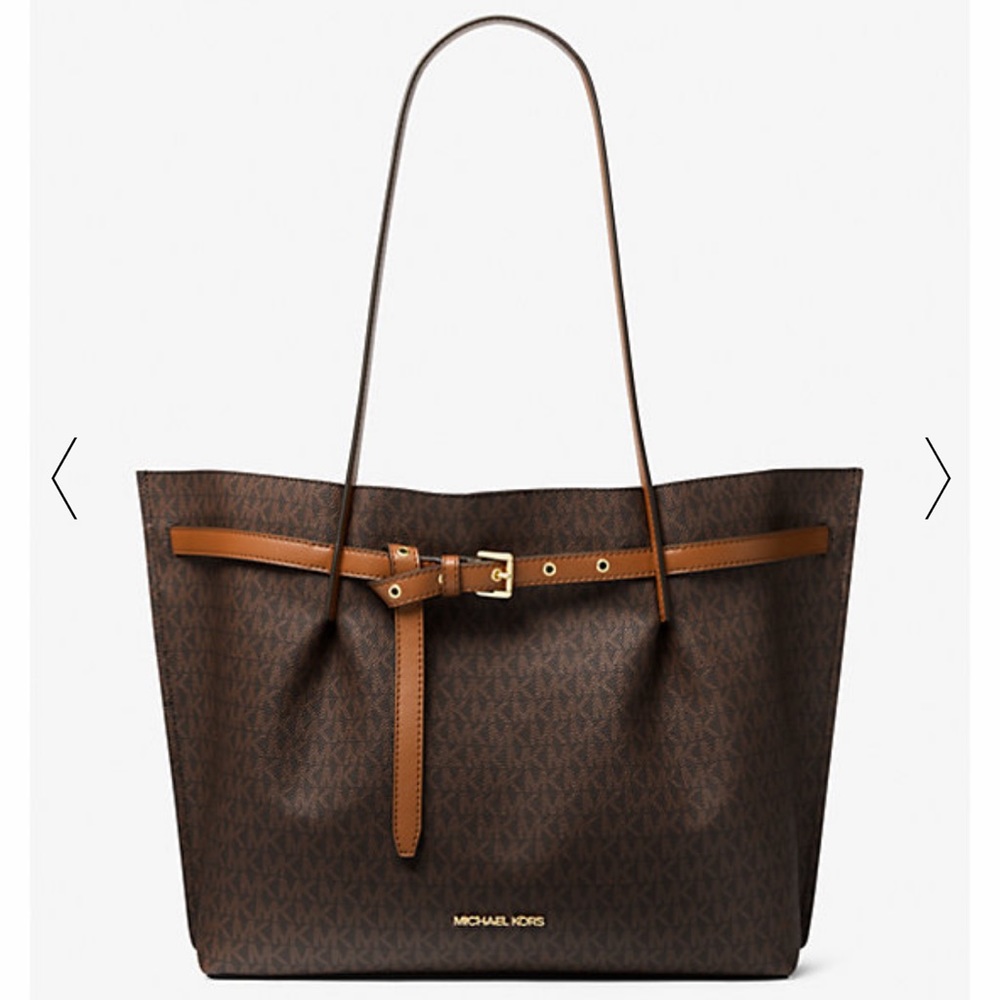 MICHAEL KORS
Emilia Large Logo Tote Shoulder Bag
COLOR BROWN
NWT - Picture 6 of 16